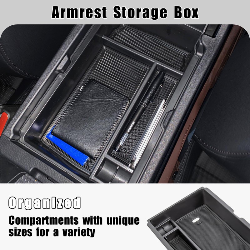 Neepiar 4PCS Center Console Organizer Compatible with 2023 2024 2025