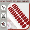 Semi Cured Gel Nail Strips No UV Light Required -