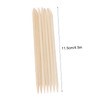 Beavorty 200pcs Nail Cuticle Orange Stick Wood Nail Sticks Manicure