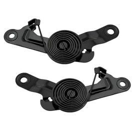 For GMC Sierra 2500/3500 HD 2017 2018 2019 Hood Hinge Driver and Passenger Side | Pair | With Spring Hinge | 6.0L Engine | All Cab Types | Steel | GM1237144, GM1237143 | 84171187, 84171188