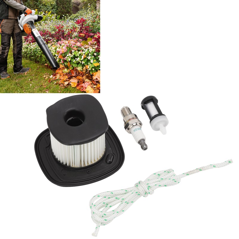 Blower Air Filter Fuel Filter Spark Plug Kit Set for