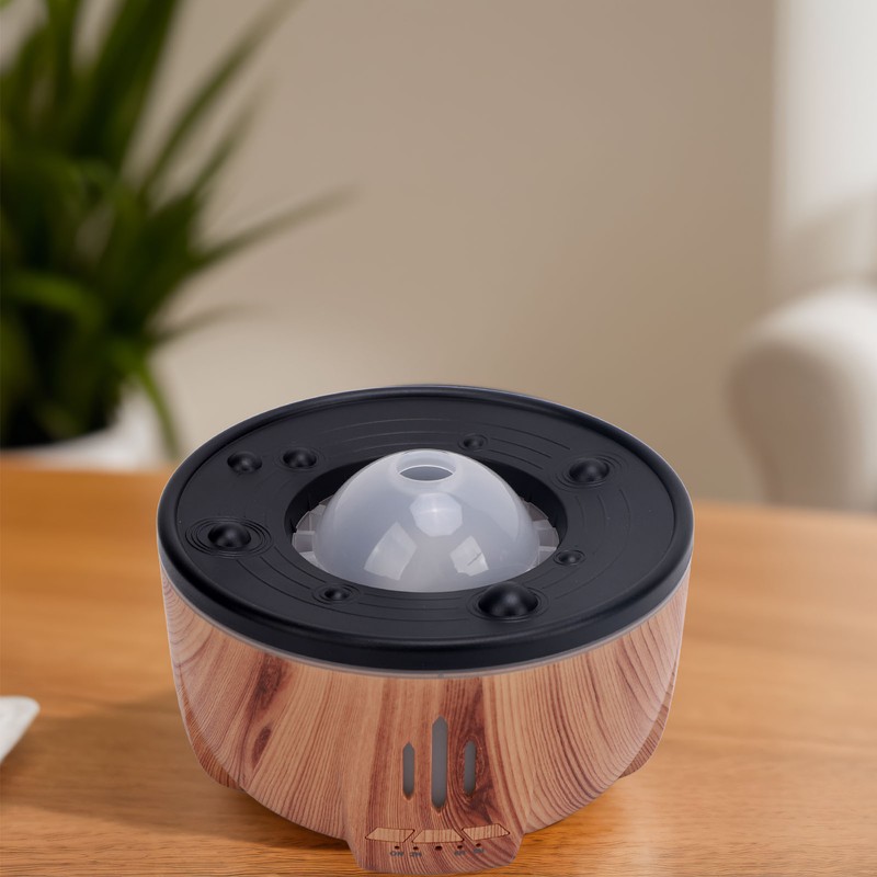 Aromatherapy Humidifier 300ml Timer Wood Grain Essential Oil Diffuser Cool
