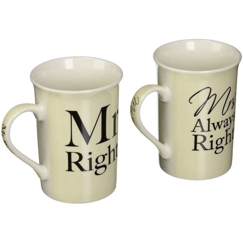 Lesser & Pavey LP33186 Mugs Set, Ceramic, 300 milliliters, Cream