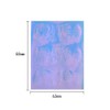 WEILUSI Holographic Laser Arrow Nail Art Decals 3D Stickers Nails