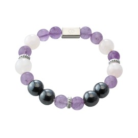 Colantotte Official Limited Magnetic Accessory Loop EN Rose Quartz x Amethyst M Size