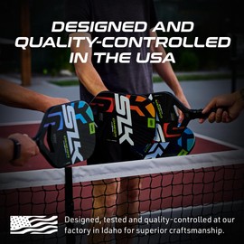 Selkirk Sport SLK Omega Pickleball Paddle Designed in The USA | Edgeless Carbon Fiber Pickleball Paddle with Polymer Core and Open Throat | ProSpin+ Texture for Spin and Control | Max Oasis