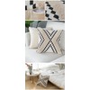 MODERN HOMES (Set of 2) Boho Design Tufted Cotton Cushion