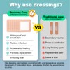 20Pcs Silicone Foam Dressing 4x4 Gentle Border, Waterproof Silicone Bandages