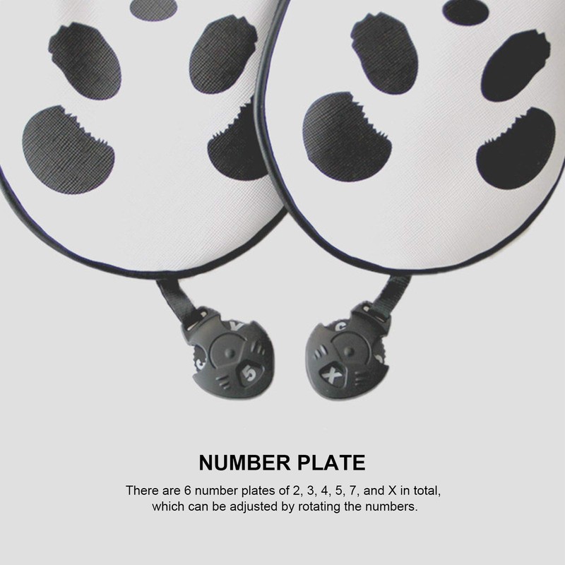 EVTSCAN Plush Golf Head Covers, 1 Pcs Panda Shape, Golf