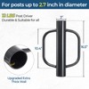 Fence Post Driver, 12LBS Fence Post Driver with Handle, 2.7