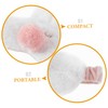 Outanaya 2pcs Plush Rabbit Ear Eye Mask for Travel Comfortable