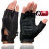 Milwaukee Leather SH850 Men's Black Premium Deer Skin Leather Gel