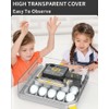 48-Egg Chicken Egg Incubator with Auto Turner & LED Candler