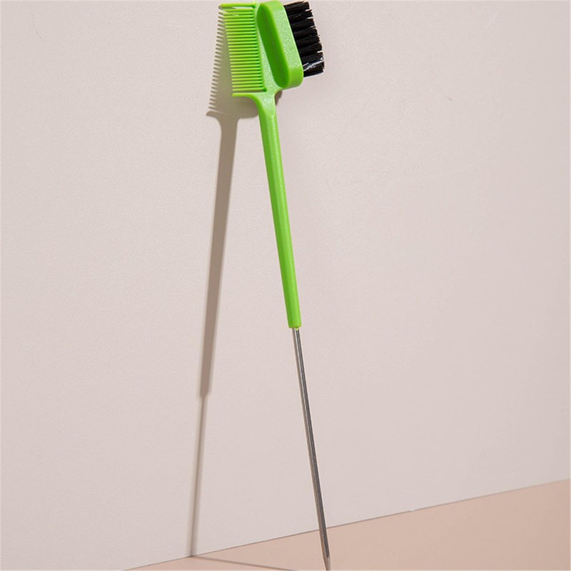 Ouxuefen Hair Edge Brush with Tail Comb - Double Sided