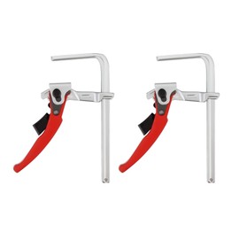 Madlife Garage 2pcs Lever clamp,Ratchet Table Clamp Quick Release Bar Clamp Steel Clamping F Track Clip for Hole Table and Guide Rail System