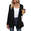 LILBETTER Womens Casual Lightweight Long Sleeve Open Front Cardigan Sweaters