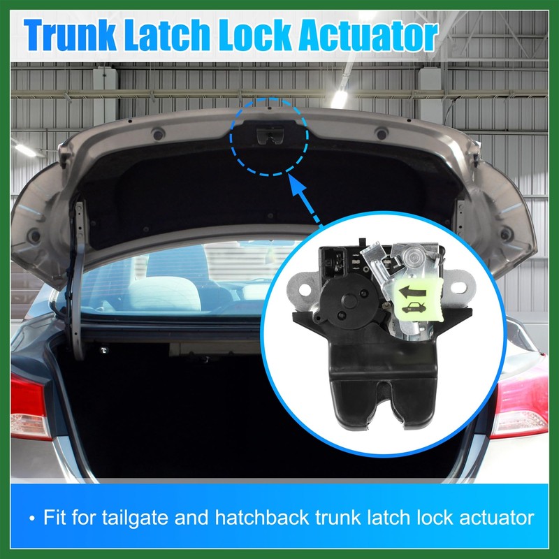 Motoforti Trunk Latch Lock Actuator 81230-C1500 for Hyundai Sonata 2018-2019