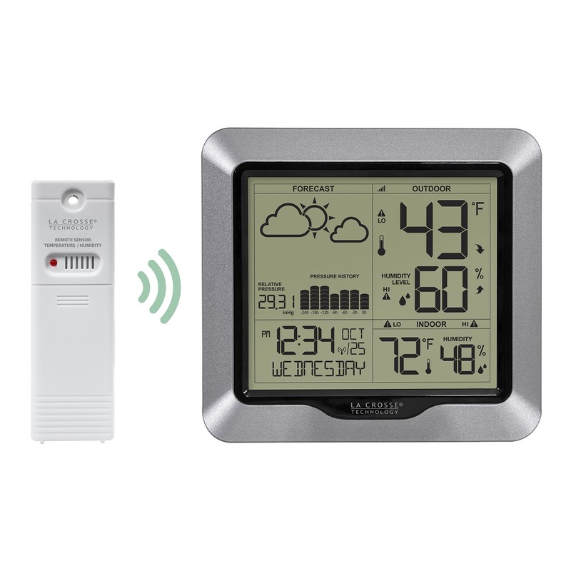 La Crosse Technology Advanced Wireless Weather Station: Dynamic Icons, Barometric