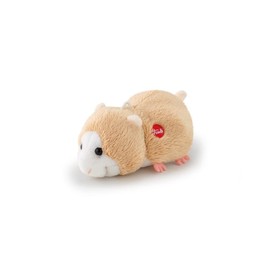 Trudi Sweet Collection TUDL8000 Mini Plush Hamster 5 x 6 x 10 cm, Size XXS, Plush Toy Deluxe with Realistic Details, High-Quality Cuddly Toy with Loop, Can Be Used as a Pendant, Washable, Beige