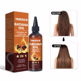 YANSOULIR Batana Oil 4-in-1 Hair Care Essence - Natural Ingredients Nourish, Strengthen, and Add Volume, Making Hair Smooth and Shiny