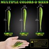 LUCKYFISHING Soft Plastic Baits Forked Tail Fishing Soft Bait for