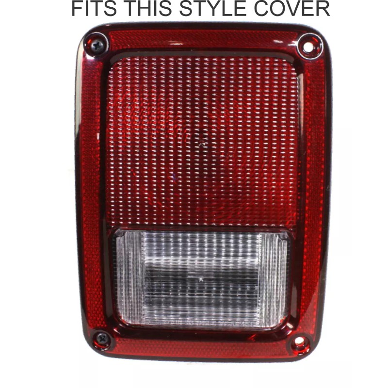 jeep Bigfoot tail light covers / fits JK yeti big