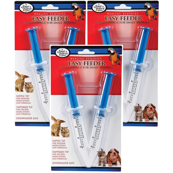(3 Pack) FourPaws Easy Feeder For Pets (2 Count Per Pack / 6 Feeders Total)