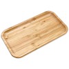 Bam&Boo Bamboo Serving Tray Natural Minimalist Rectangular (11.3” x 6.2"