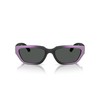 ARNETTE Sunglasses AN 4350 297687 Matte Black Gradient Purple/Dark Grey