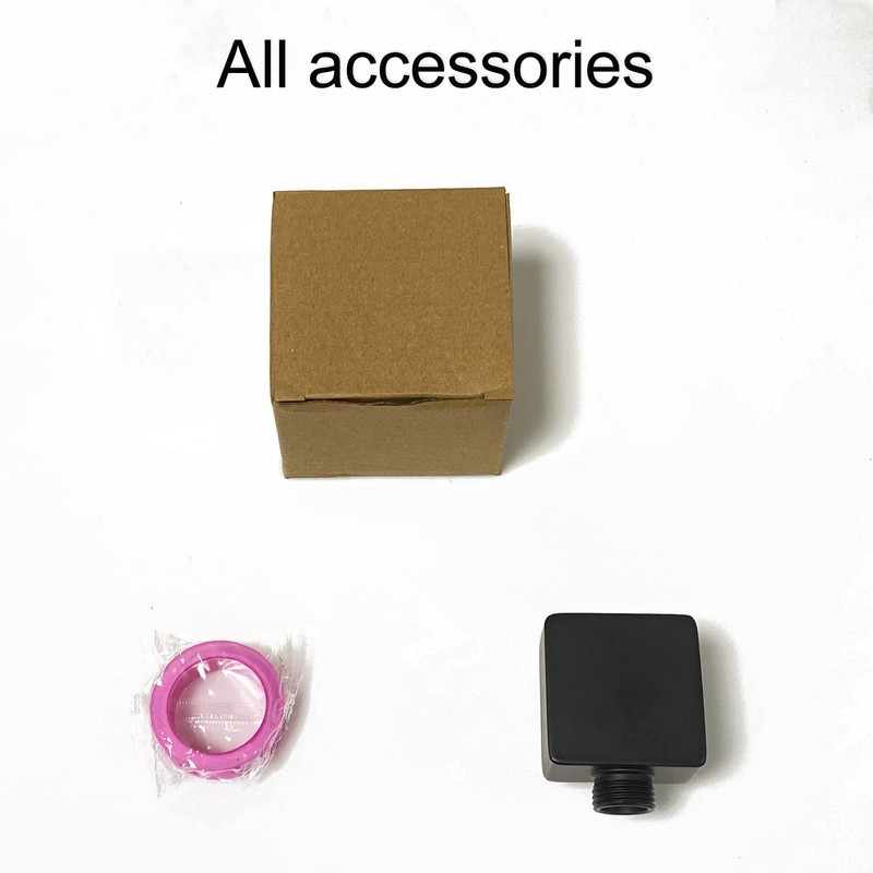 BEIYI Wall Supply Elbow, Square Wall-Mount Supply Wall Elbow for