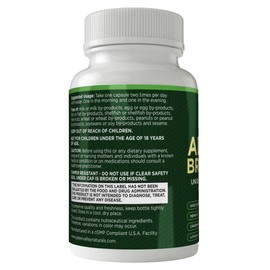 GREEN VALLEY NATURALS - Advanced Brain Power - Supports Healthy, Normal Brain Function, Focus and Concentration, clinically formulated to Support Healthy Brain Clarity. (1 Bottle, 60, Count)