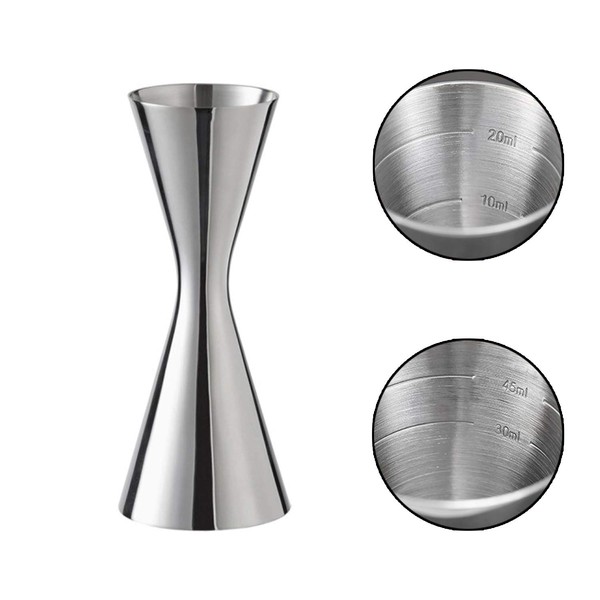 Cocktail Measuring Cup, 304 Stainless Steel Measuring Cups, Integrated Scale,