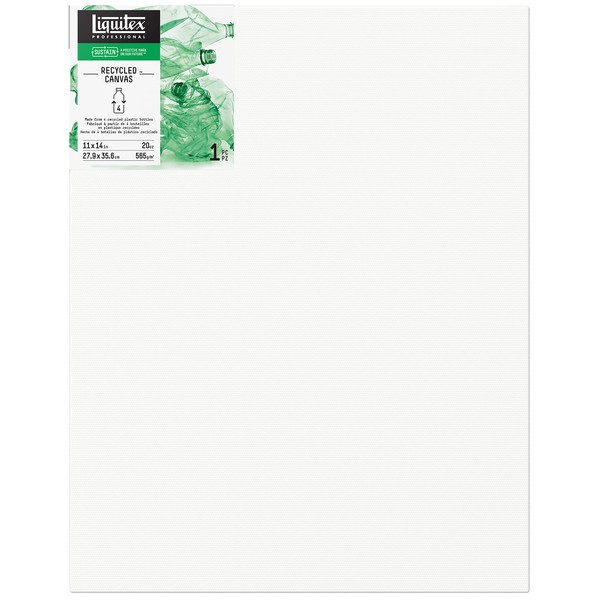 Liquitex Recycled Canvas, Traditional, 11" x 14" White