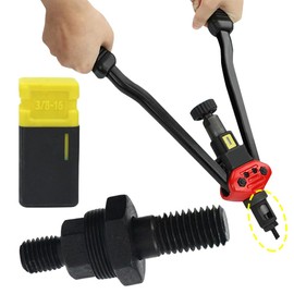 Rivet Nut Gun Mandrel and Nose Piece Accessary, 6-32 Rivet Nut Tool Tip Steel Replacement Mandrel for Hand Rivet Nut Tool Spare Part