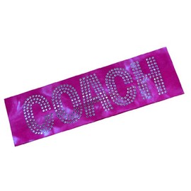 Coach Rhinestone Cotton Stretch Headband (Hot Pink Tie Dye)