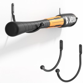 Josmimic Baseball Bat Holder Wall Mount: Black Bat Display Rack, Iron Softball Bat Storage Case, Bat Wall Hanging Hooks for Living Room, Bedroom, Entryway, Garage