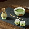 Japanese Matcha Tea Ceremony Set, Ceramic Cat Design Bowl with