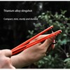 Titanium slingshot set multifunctional creative gadget portable bottle opener keychain