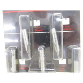 Craftsman NOS! CRAFTSMAN TOOLS 5-pc. SIGN /SURFACE ROUTER BIT SET, HSS, 26360
