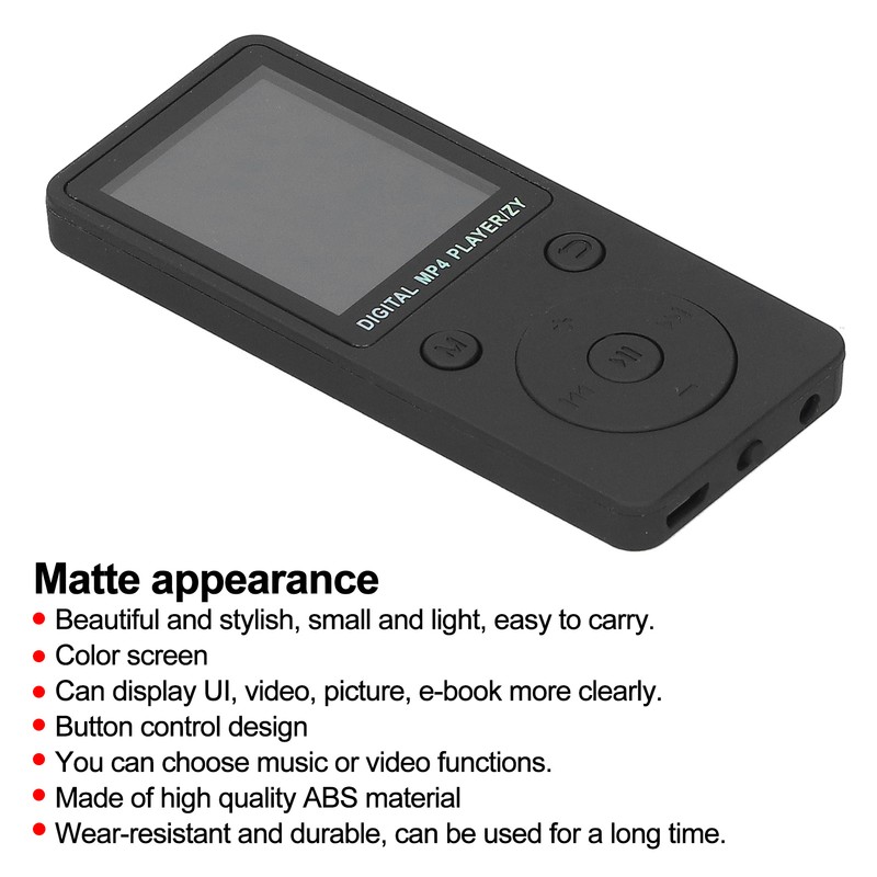 Multifunctional T1 Mini Music Player Circular Portable Button Digital MP4