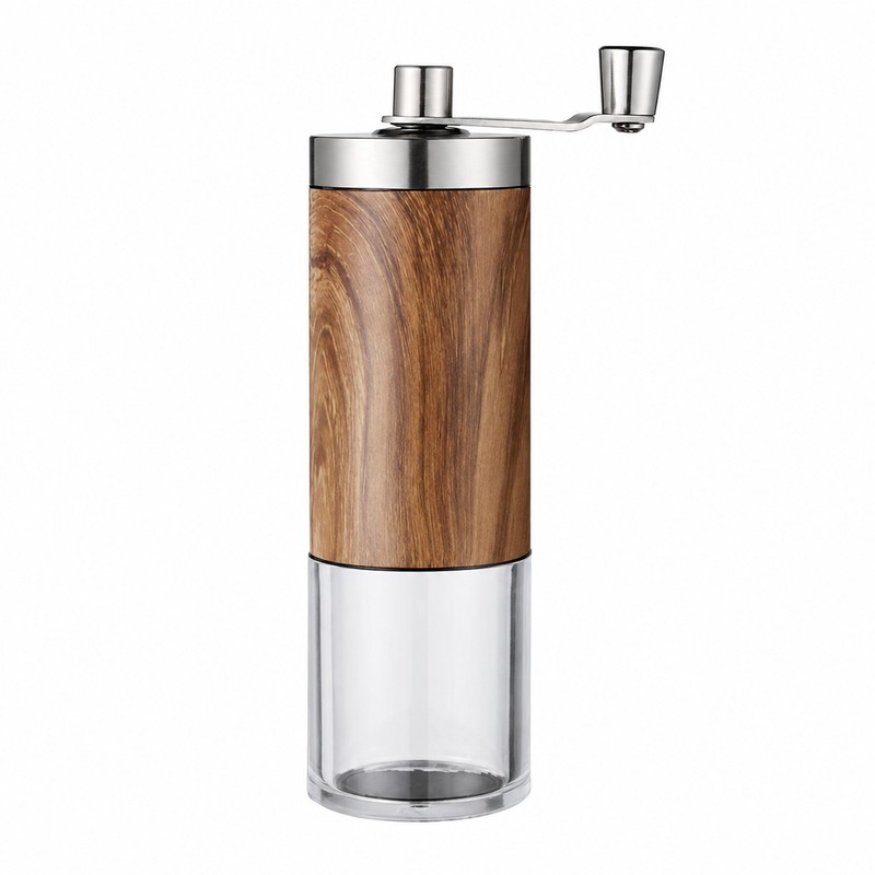 Portable Manual Coffee Grinder with Ceramic Burr – Adjustable Hand