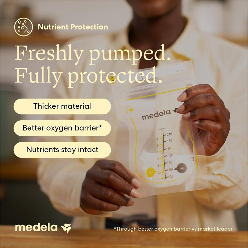 Medela Easy Pour Breast Milk Storage Bags, 100 Count, 7