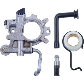 For Stihl Oiler Oil Pump for Stihl 044 MS440 Chainsaw Worm Gear Spring Pickup Line Filter