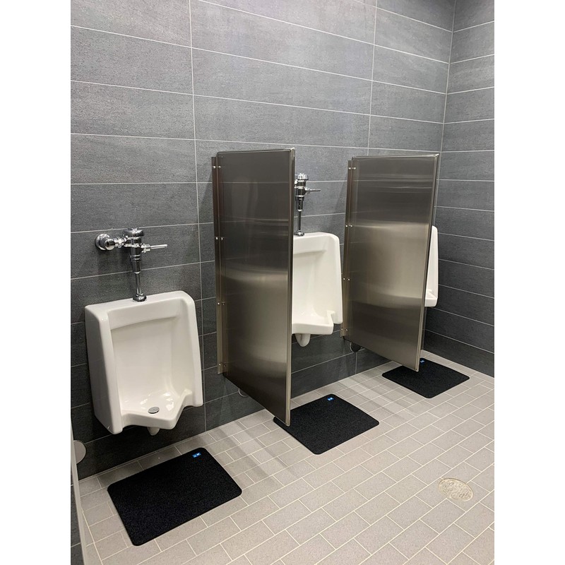 Hygomat Disposable Urinal Mats, Time Monitor, Non-Slip Adhesive, Case of