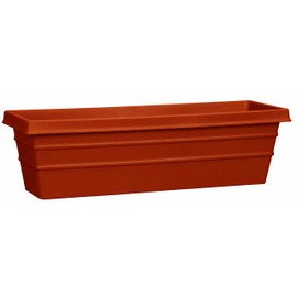 Planters Pride MSW2400F04 24-Inch Terra Cotta Marina Box Planter