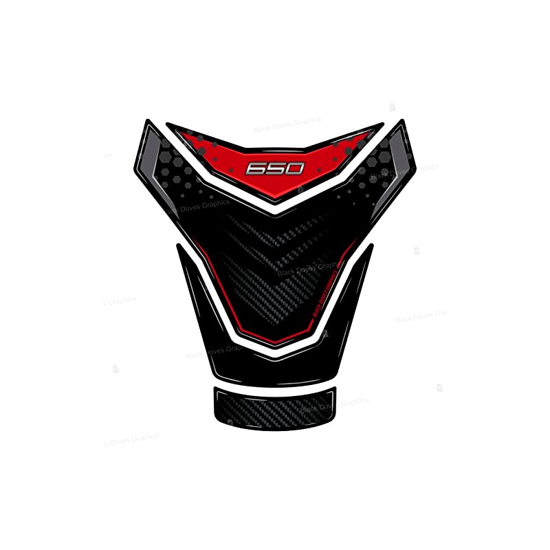 3D Resin Stickers Tank Protector Compatible with Kawasaki Versys 650