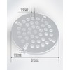 3-1/2" Commercial Sink Drain Strainer Replacement, Flat Strainer Only for