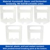 Pull tabs for tiles, 100 pieces, 2.5 mm thickness, made