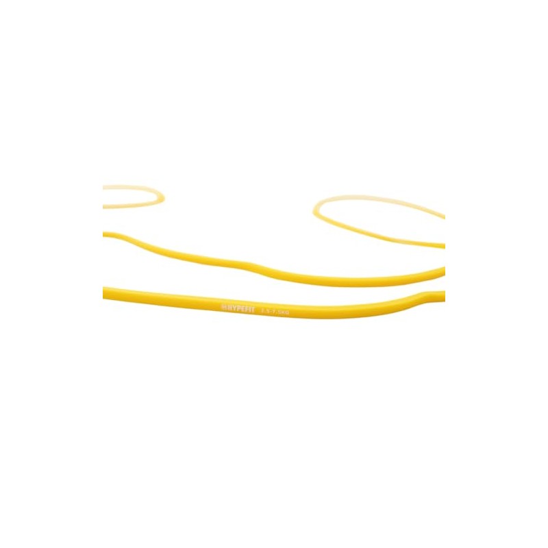 Hypefit Elastic Resistance Bands for Muscle Training (Yellow)