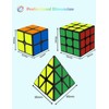 Roxenda Zauberwürfel Set, Original Speed Cube Set mit 2x2 3x3